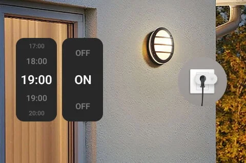 enchufe inteligente con función de temporizador