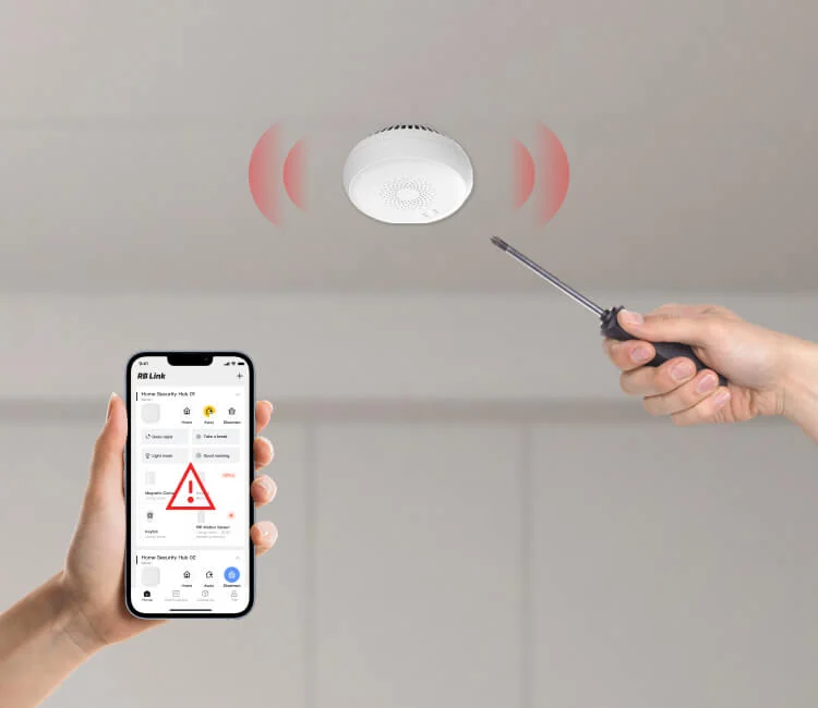 Manipulationsalarm Rauchmelder