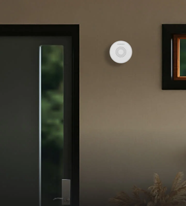 sirena de alarma para interiores y exteriores roombanker