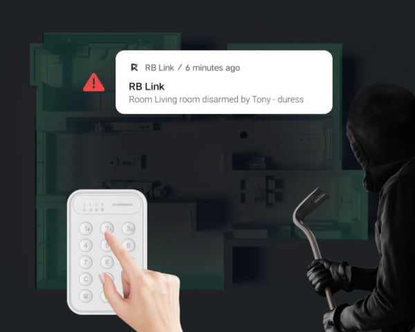 Wireless Security Alarm Keypad For Homes | Roombanker