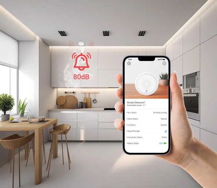 Rauchmelder mit verbessertem Brandschutz