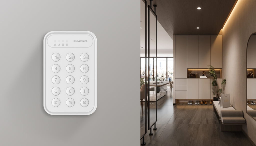 Wireless Security Alarm Keypad For Homes | Roombanker