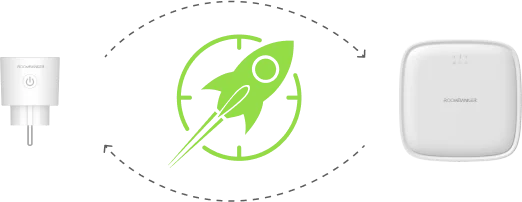 enchufe inteligente con respuesta rápida