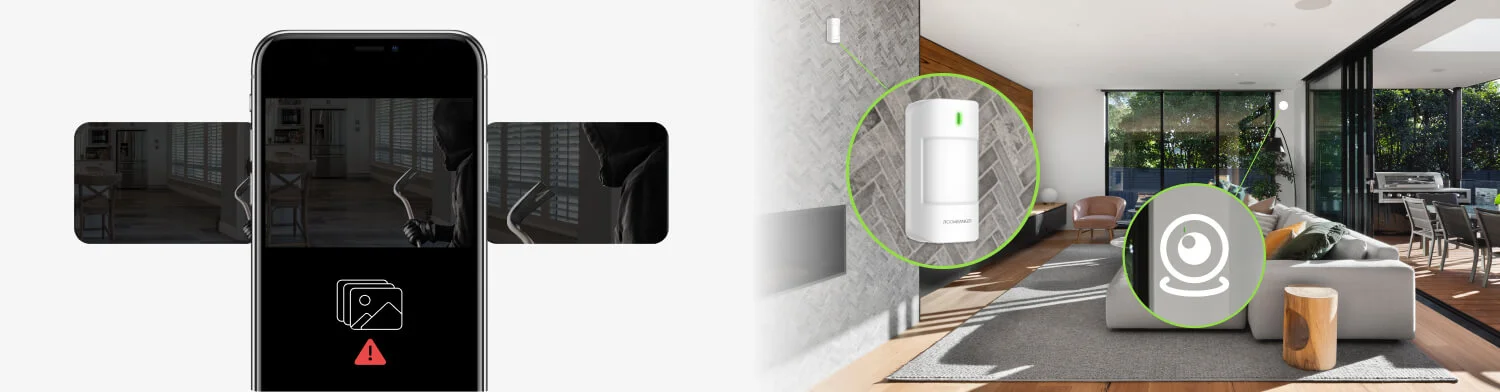 vídeo pir de verificación visual