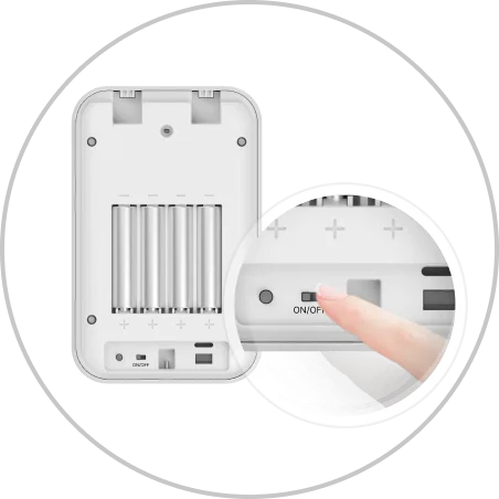 Allumez le clavier d’alarme.