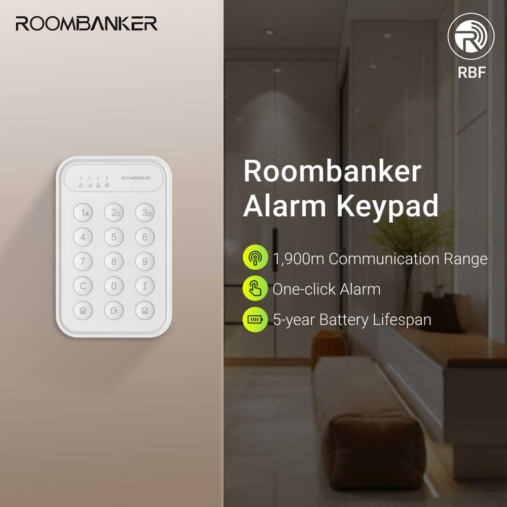 wireless alarm keypad