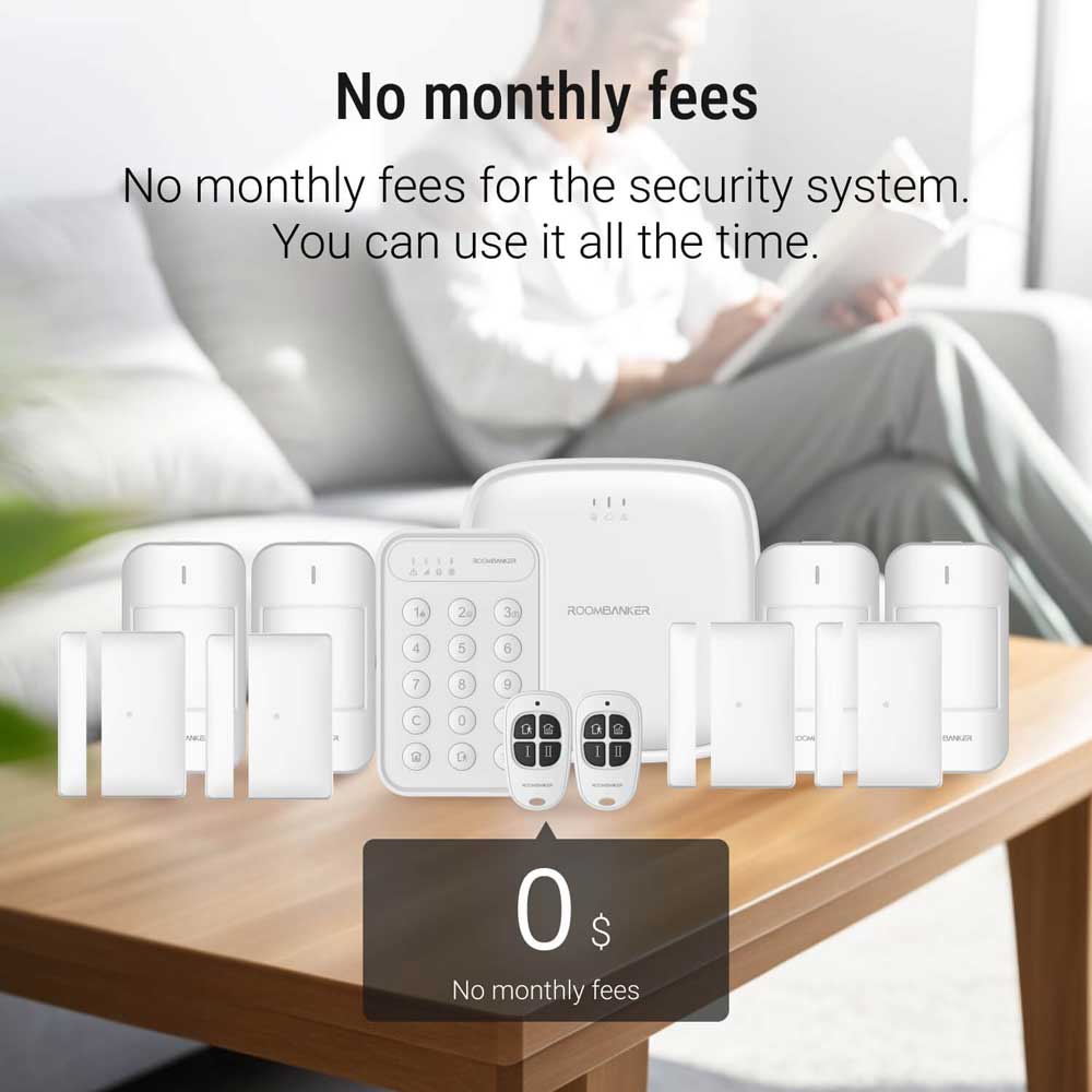 self monitoring security alarm system