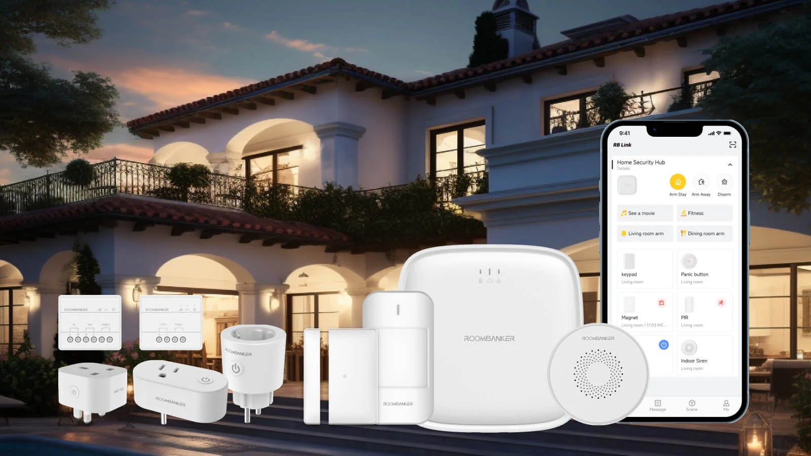 smart home security lichtregelsysteem