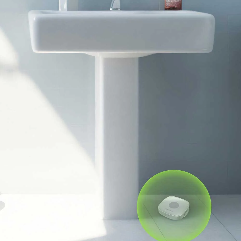 water leak detection in bathroom