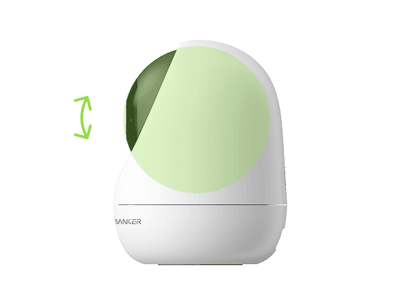 vertical tilt indoor camera