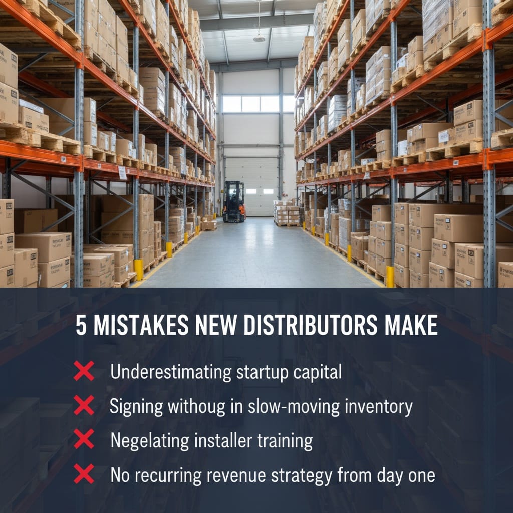 Common mistakes new security distributors make
